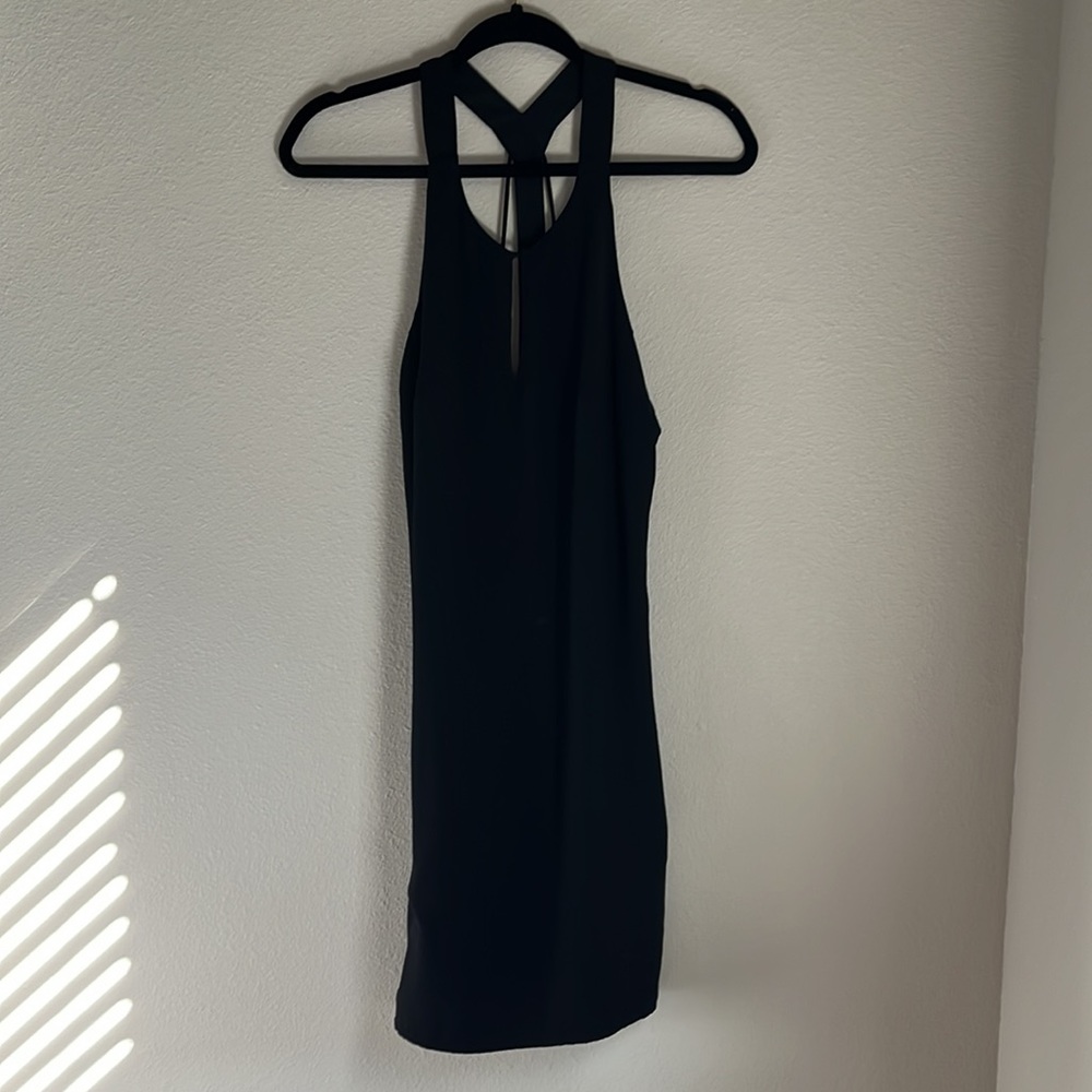 🌾 Black dress with low back by Mango